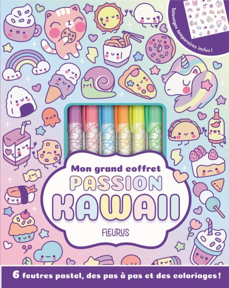 Mon grand coffret passion kawaii - XXX - FLEURUS