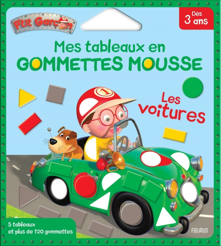 Mes tableaux en gommettes mousse - Les voitures - Alexis Nesme, Alexis Nesme - FLEURUS