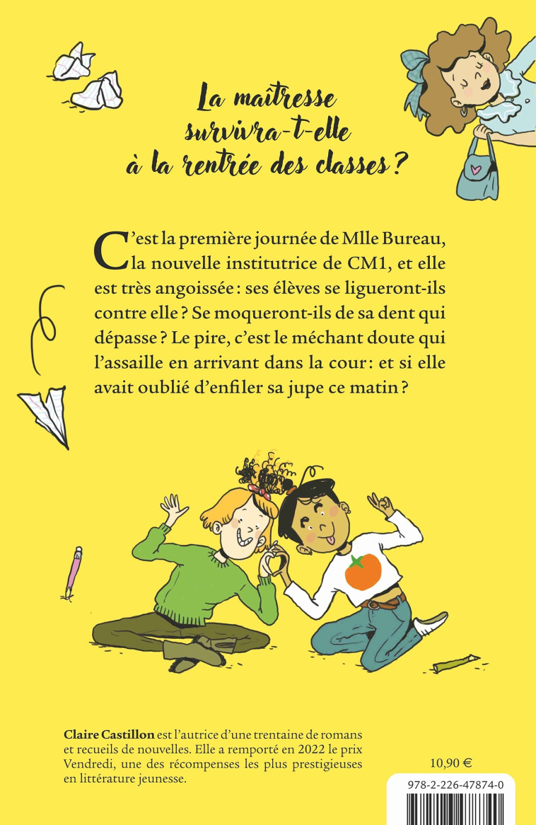 La Maîtresse a peur de l'école - Claire Castillon, Clémentine Ceuleman, Eglantine Ceulemans, Claire Castillon, Eglantine Ceulemans - ALBIN MICHEL