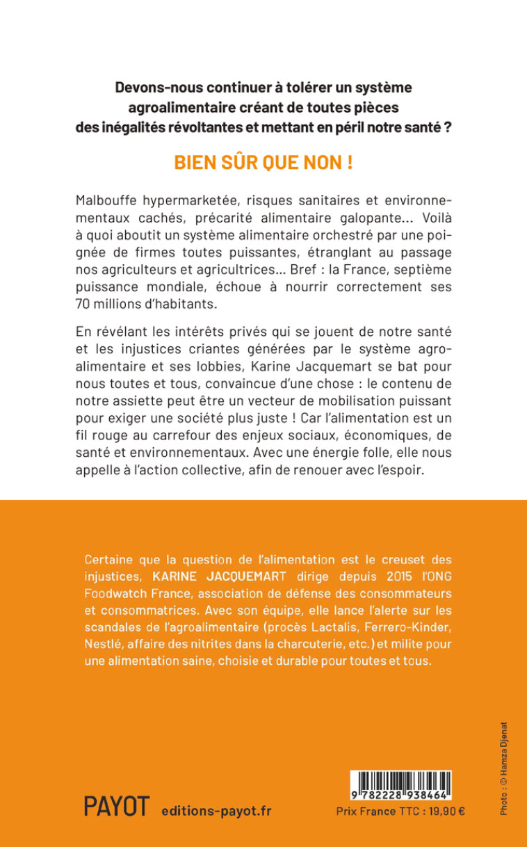Les Dangers de notre alimentation -  JACQUEMART KARINE, Karine Jacquemart, Karine Jacquemart - PAYOT