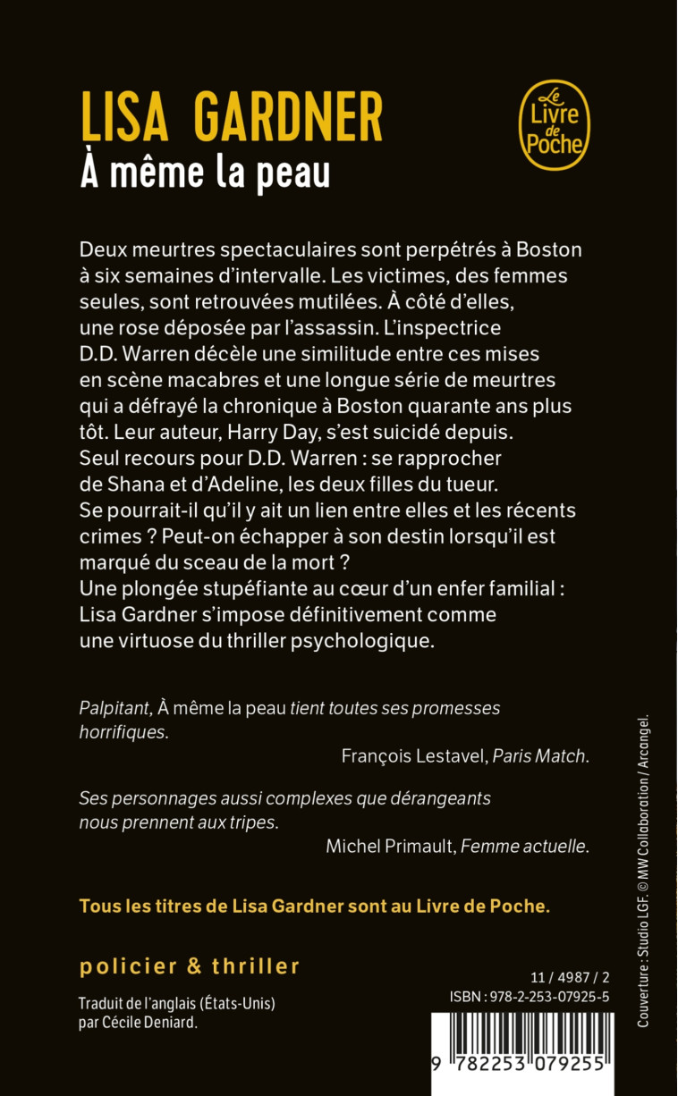A même la peau - Lisa Gardner, Lisa Gardner - LGF