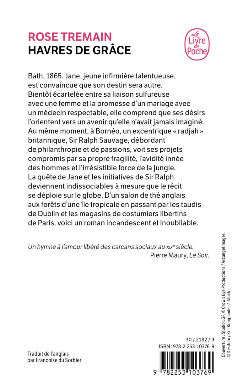 Havres de grâce - Rose Tremain - LGF