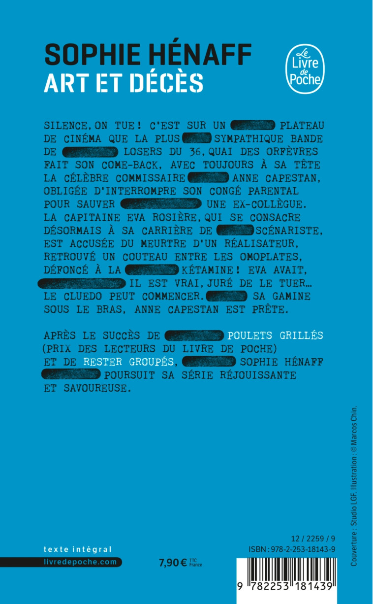 Art et décès - Sophie Hénaff - LGF