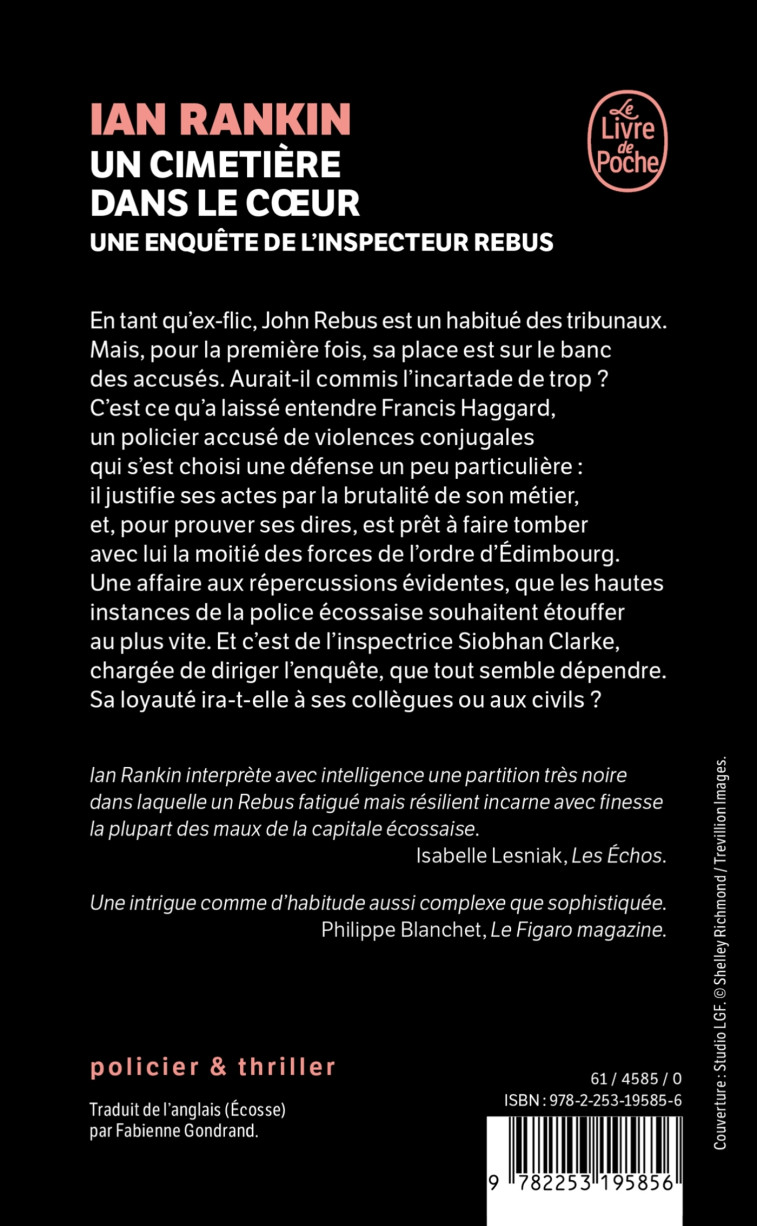 Un cimetière dans le coeur - Ian Rankin, Ian Rankin - LGF