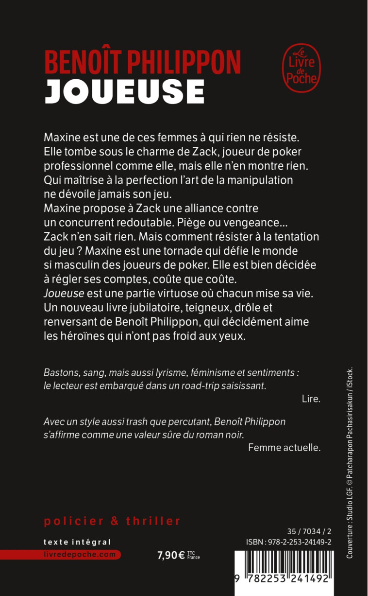 Joueuse - Benoît Philippon, Benoît Philippon - LGF