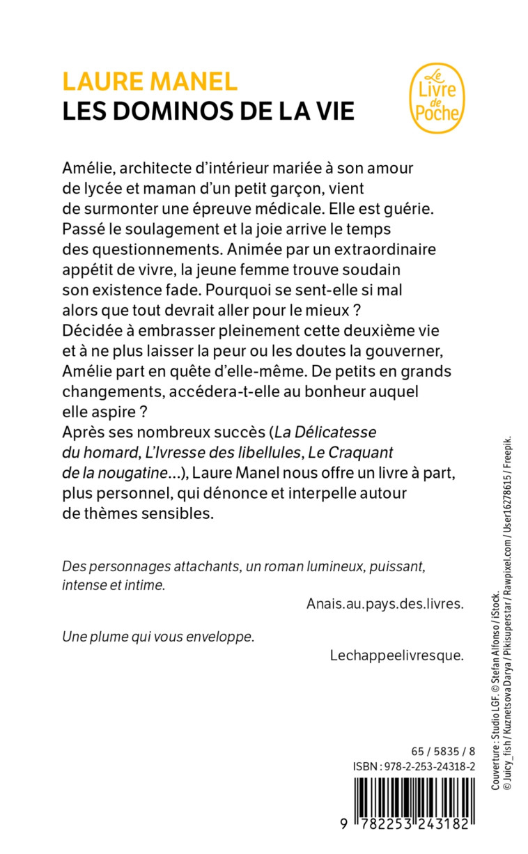 Les Dominos de la vie - Laure Manel, Laure Manel - LGF