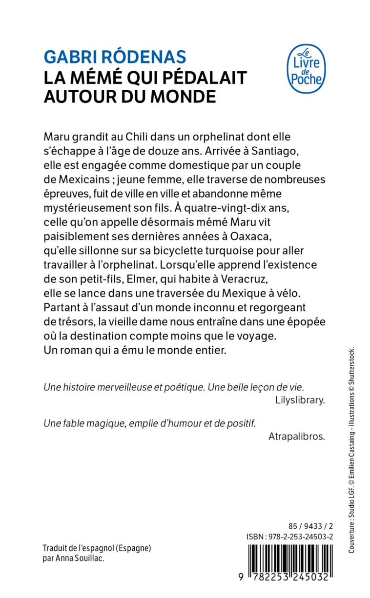 La Mémé qui pédalait autour du monde - Gabri Rodenas, Gabri Rodenas - LGF