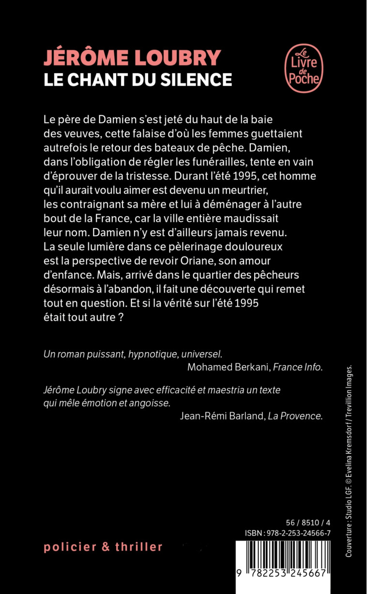 Le Chant du silence - Jérôme Loubry, Jérôme Loubry - LGF