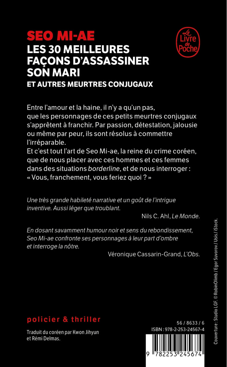 Les 30 meilleures façons d'assassiner son mari - Mi-Ae Seo, Mi-Ae Seo - LGF