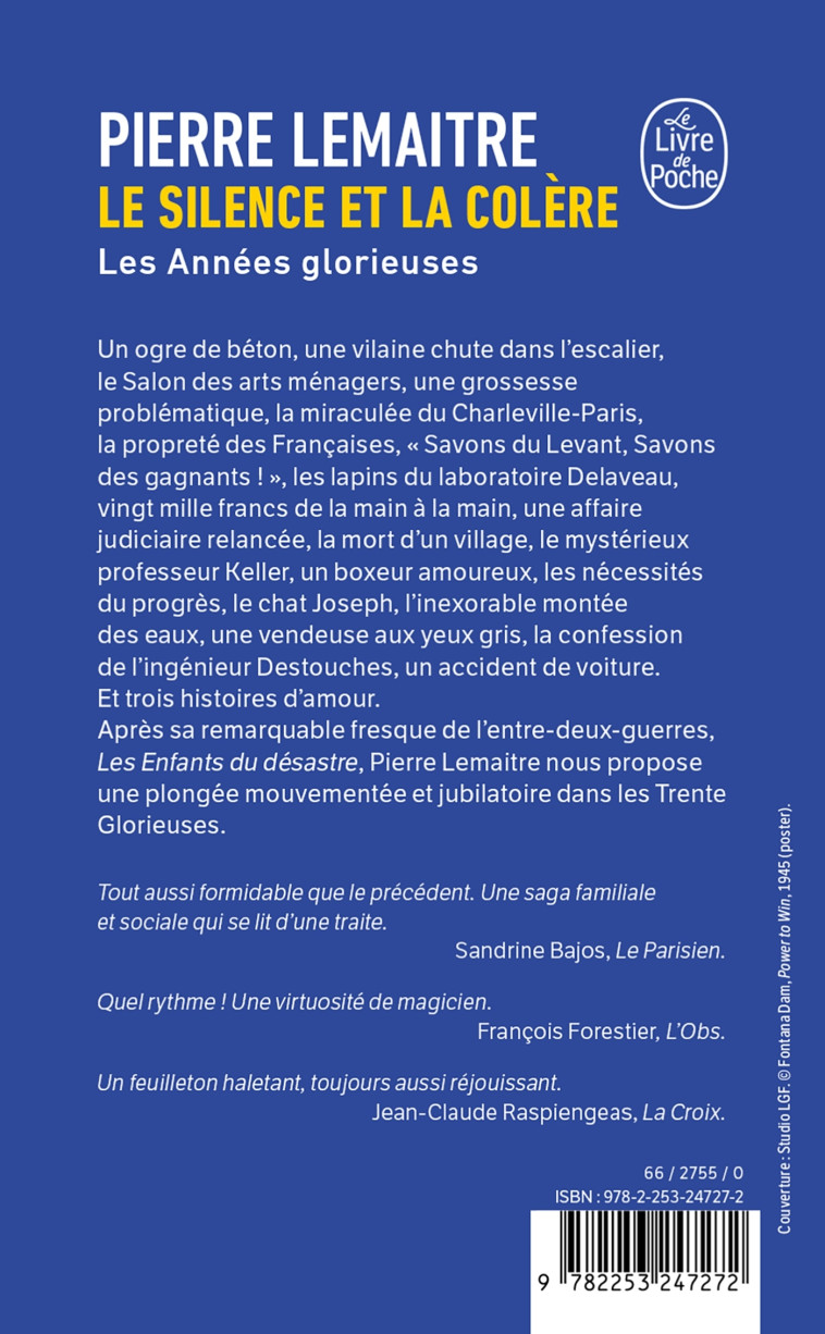Le Silence et la Colère - Pierre Lemaitre, Pierre Lemaitre - LGF
