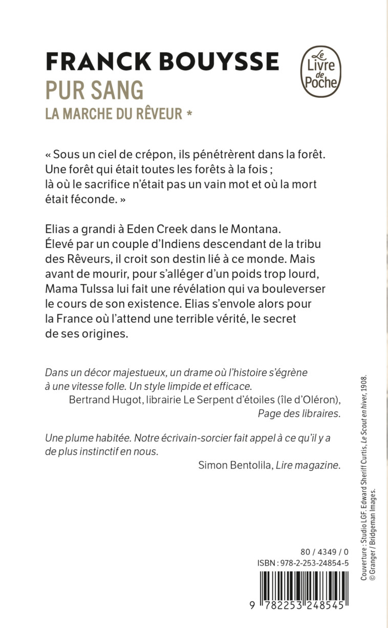 Pur sang - Franck Bouysse - LGF