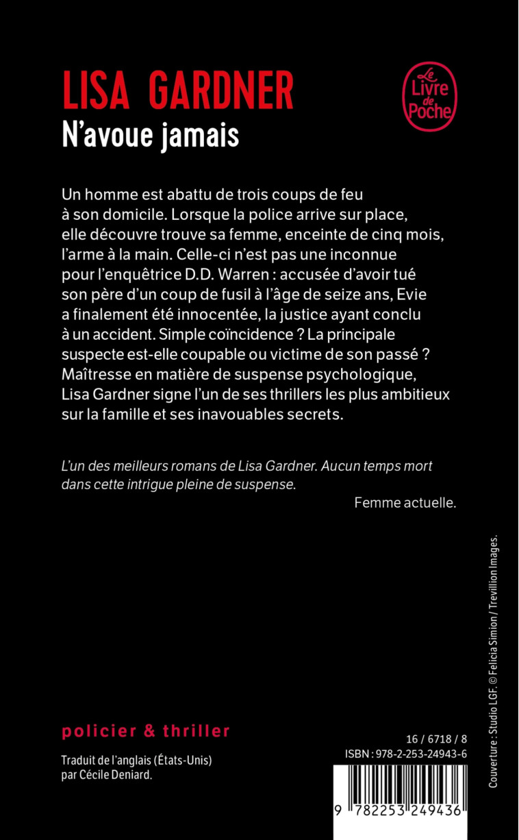 N'avoue jamais - Lisa Gardner, Lisa Gardner - LGF
