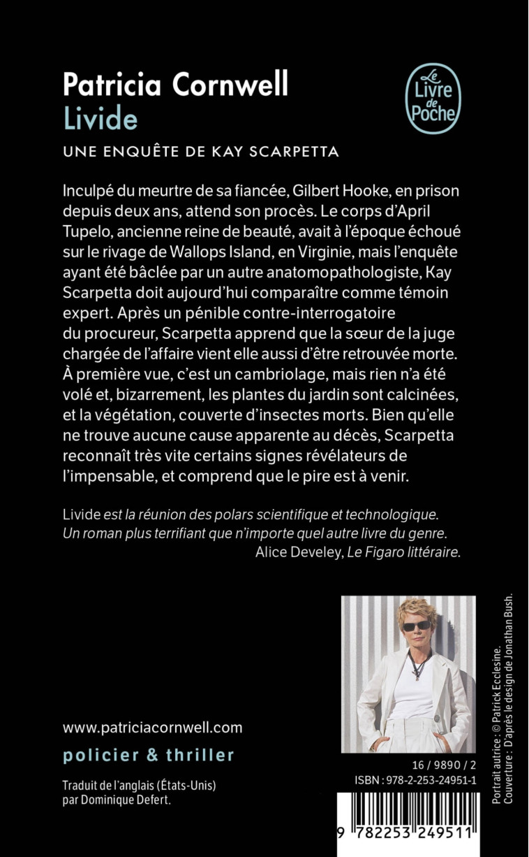 Livide - Patricia Cornwell, Patricia Cornwell - LGF