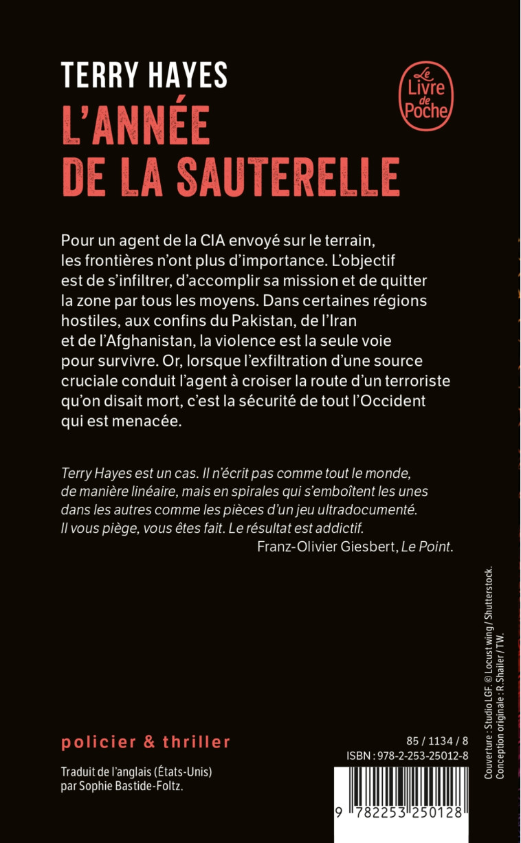 L'Année de la sauterelle - Terry Hayes, Terry Hayes - LGF