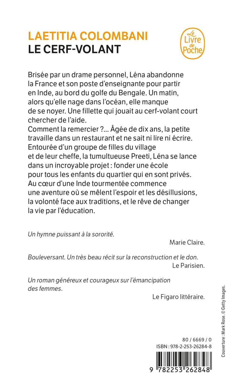 Le cerf-volant - Laetitia Colombani - LGF