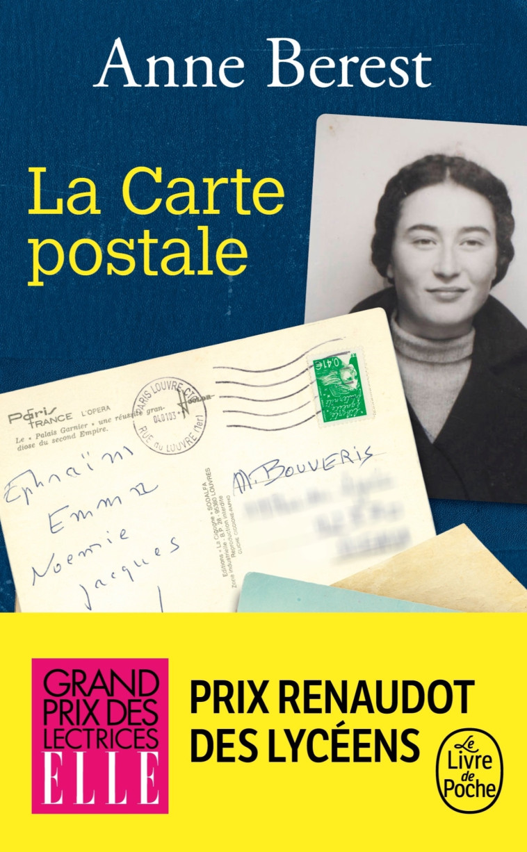 La carte postale - Anne Berest, Anne Berest - LGF