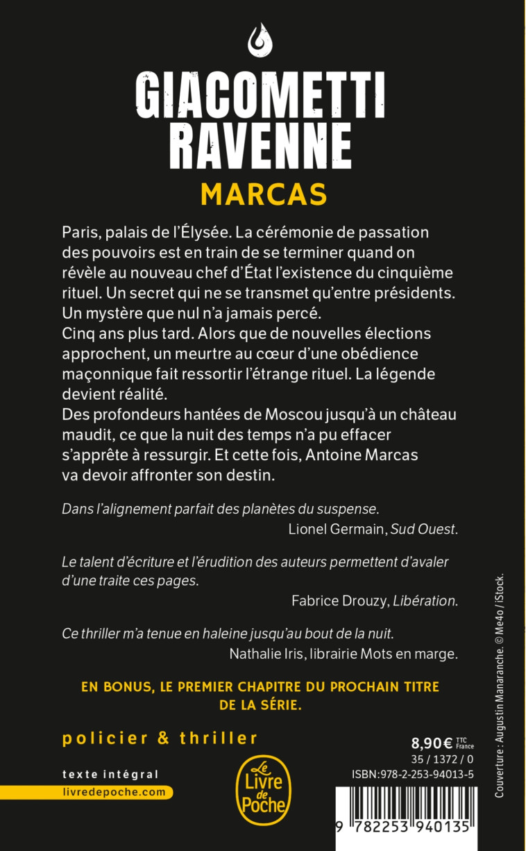 Marcas - Giacometti Ravenne, Éric Giacometti, Jacques Ravenne, Éric Giacometti, Jacques Ravenne - LGF