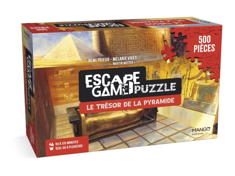 Escape Game Puzzle - Le trésor de la pyramide - Rémi Prieur, Mélanie Vives, Martin Mottet, Rémi Prieur, Mélanie Vives, Martin Mottet - MANGO