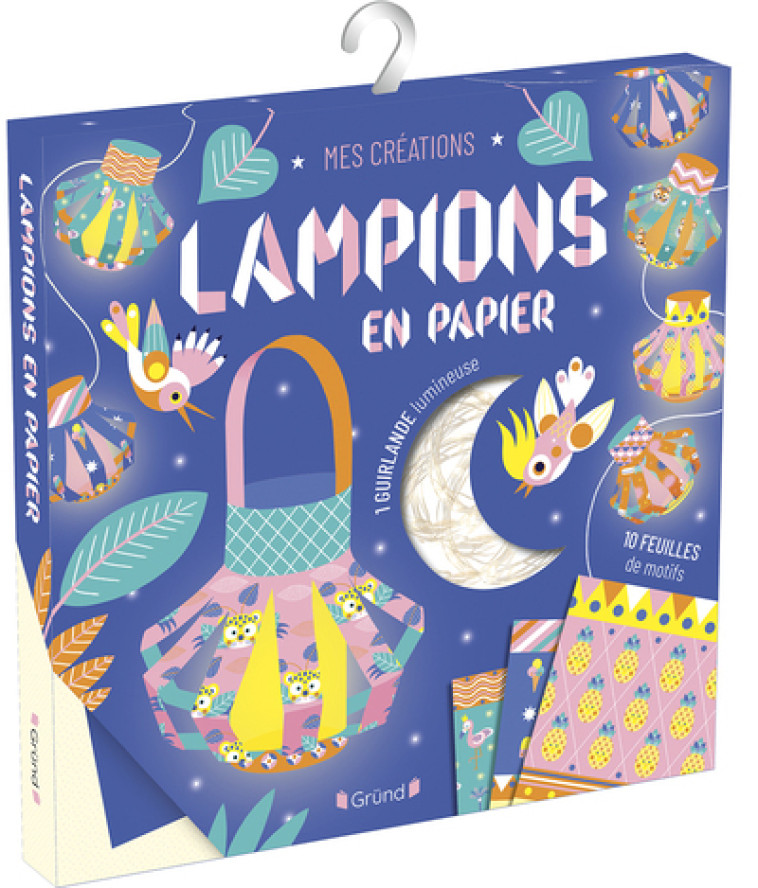 Pochette épaisse - Lampions en papier - Julie Mercier, Julie Mercier - GRUND