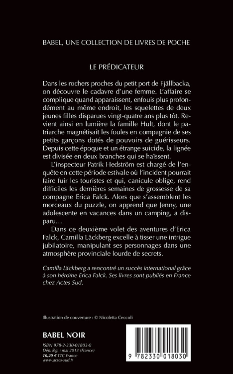 Le Prédicateur - Camilla Läckberg, Catherine Marcus, Lena Grumbach, Camilla Läckberg, Catherine Marcus, Lena Grumbach - ACTES SUD