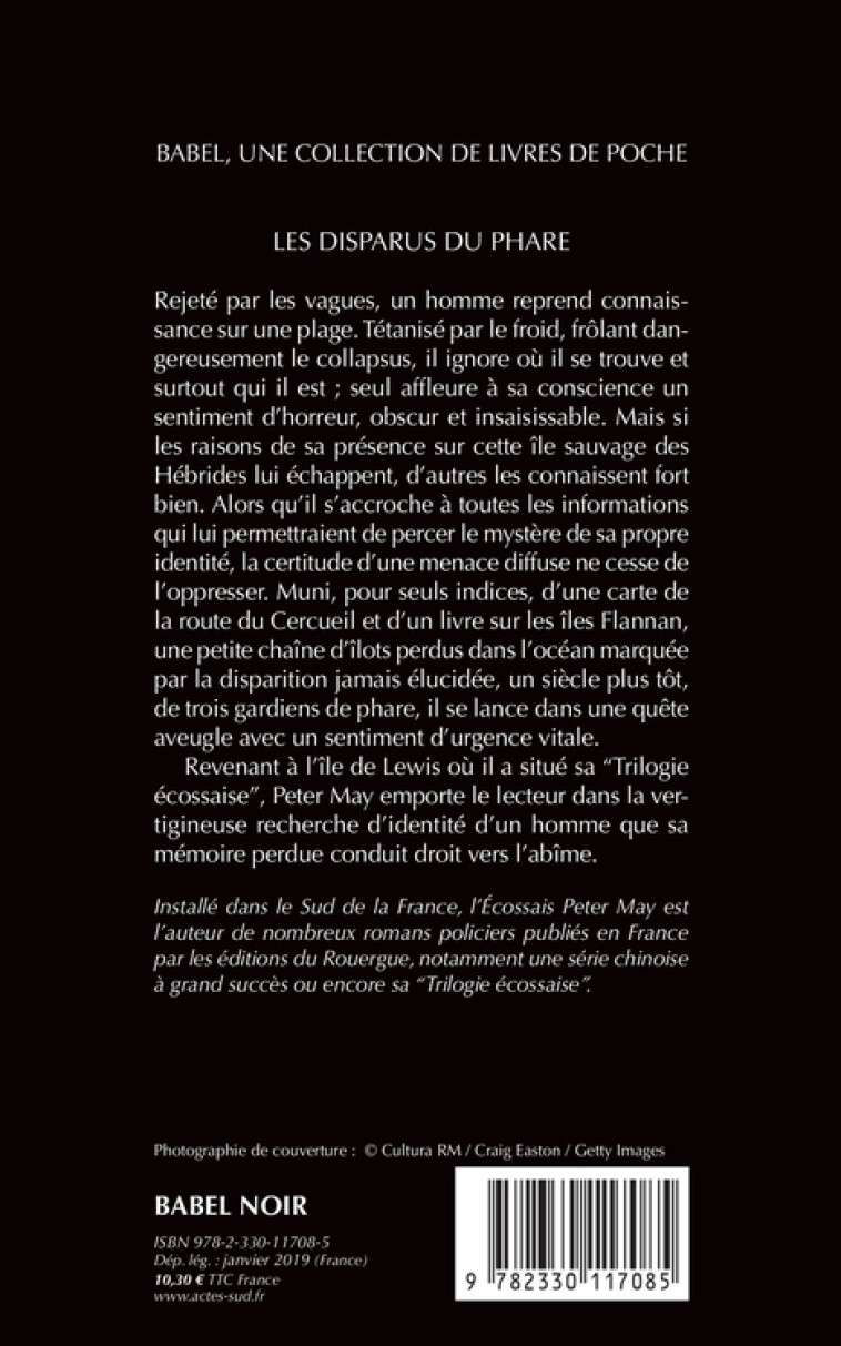 Les Disparus du phare - Peter May, Jean-René Dastugue, Peter May, Jean-René Dastugue - ACTES SUD