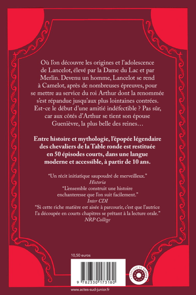 Lancelot et Guenièvre - Sophie Lamoureux, Sophie Lamoureux - ACTES SUD