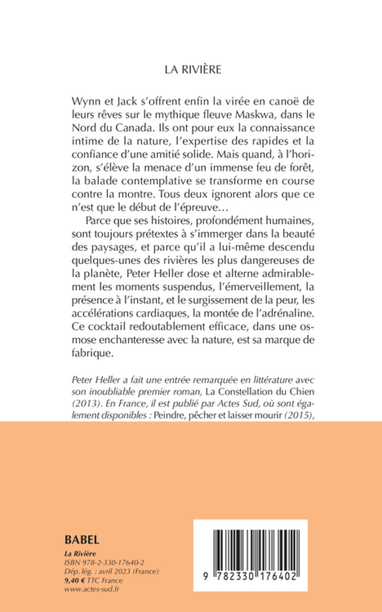 La Rivière - Peter Heller, Céline Leroy, Peter Heller, Céline Leroy - ACTES SUD
