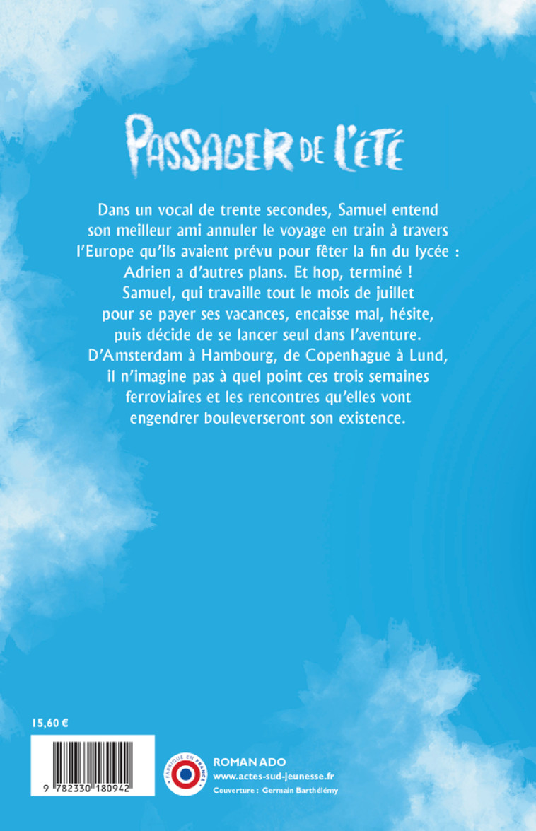 Passager de l'été - Jean-Philippe Blondel, Jean-Philippe Blondel - ACTES SUD