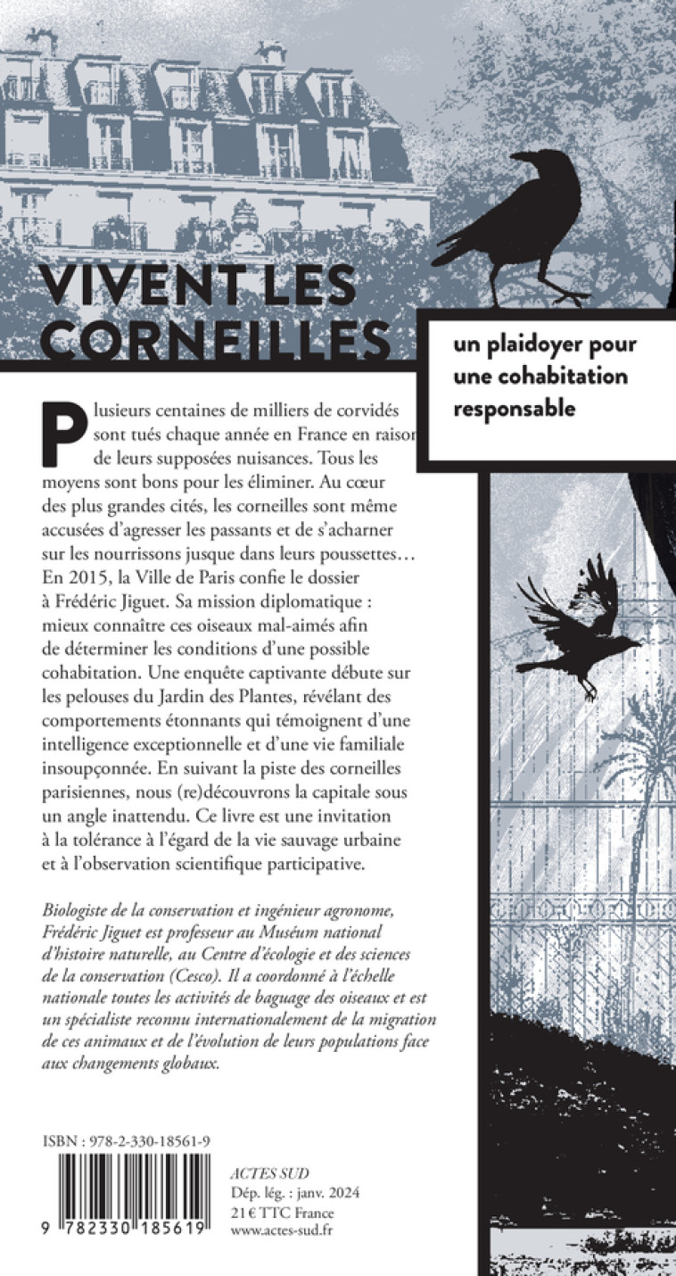 Vivent les corneilles - Frédéric Jiguet, Guillaume Reynard, Frédéric Jiguet, Guillaume Reynard - ACTES SUD