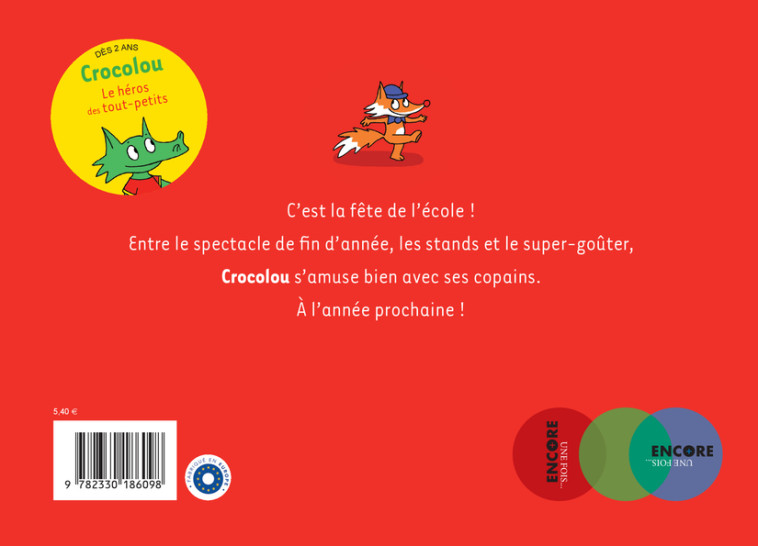 Crocolou à la fête de l'école - Ophélie Texier, Ophélie Texier - ACTES SUD
