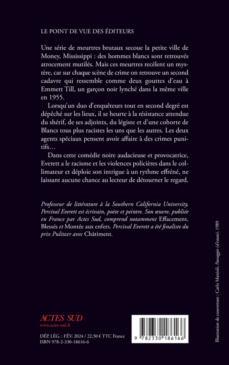 Châtiment - Percival Everett, Anne-Laure Tissut, Percival Everett, Anne-Laure Tissut - ACTES SUD