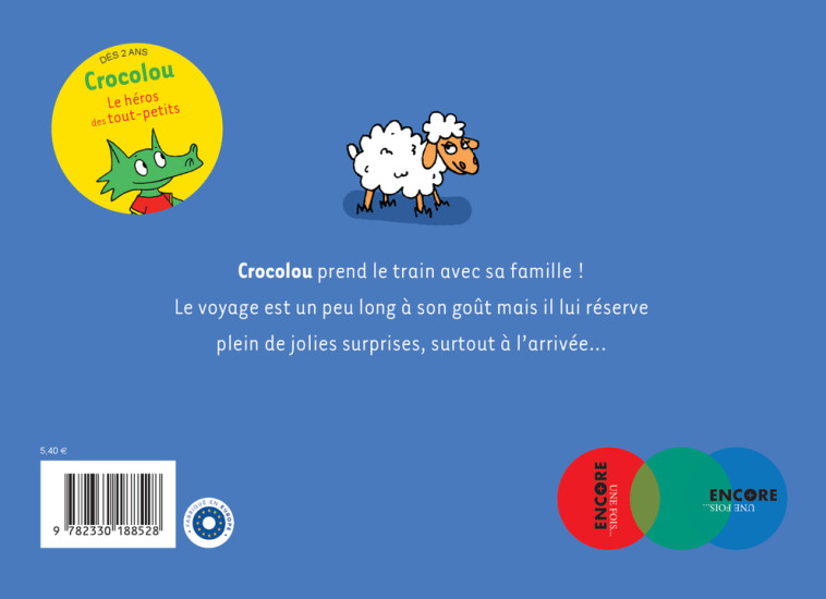 Crocolou prend le train - Ophélie Texier, Ophélie Texier - ACTES SUD