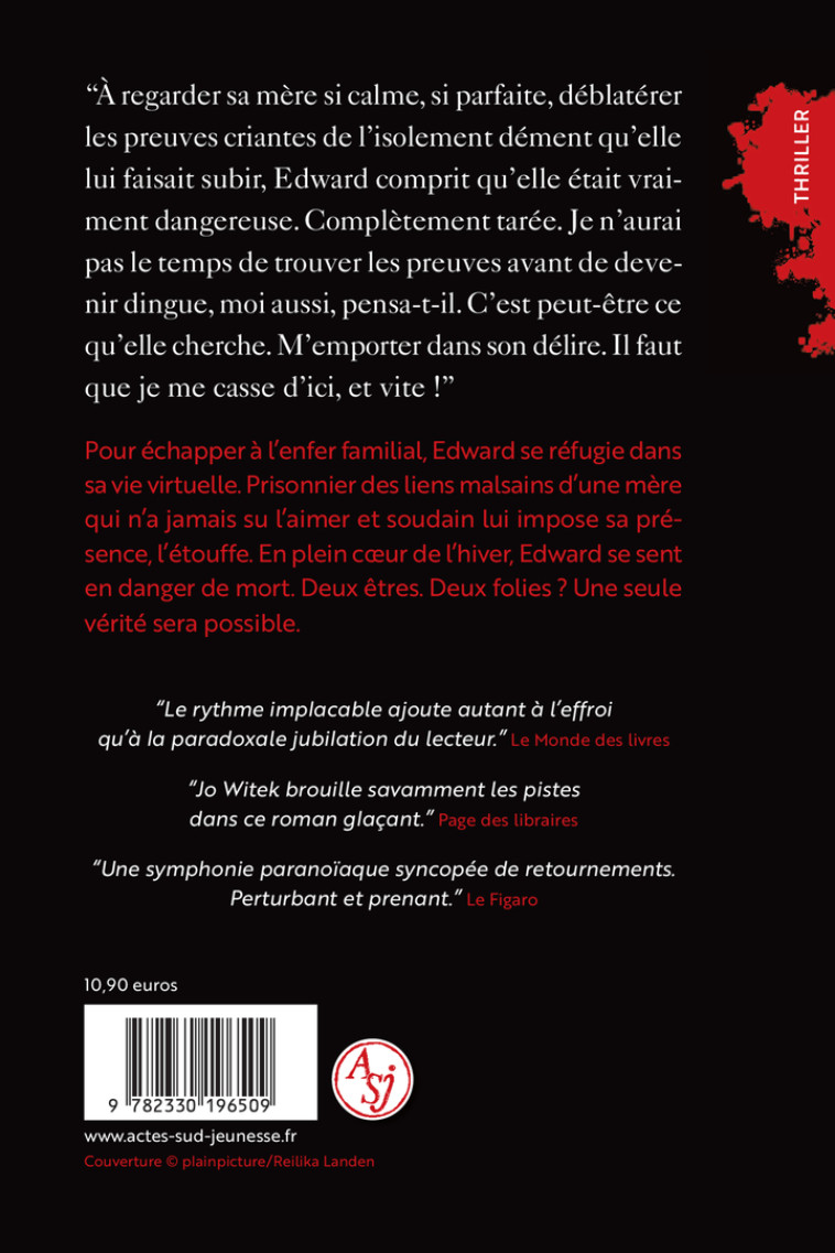 Un hiver en enfer - Jo Witek, Jo Witek - ACTES SUD