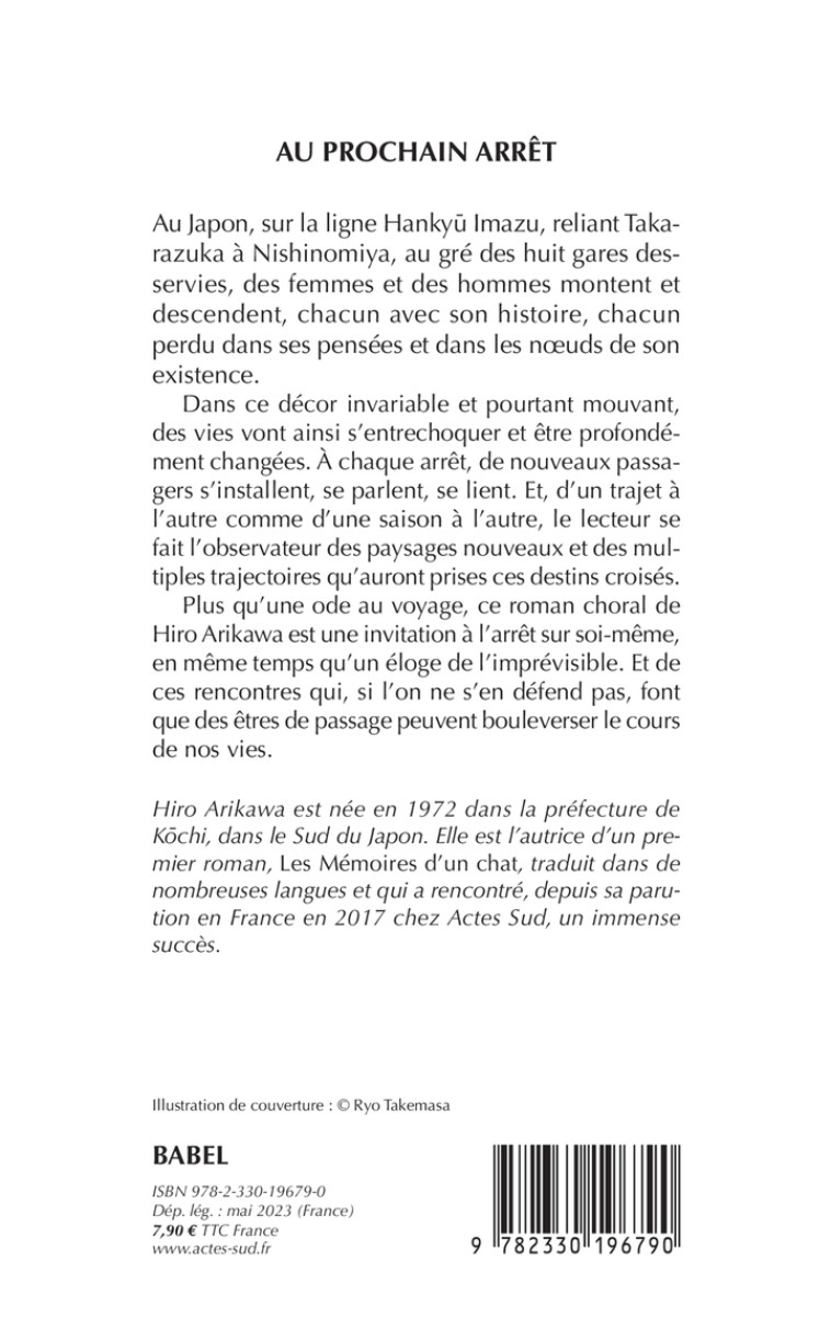 Au prochain arrêt - Hiro Arikawa, Sophie Rèfle, Hiro Arikawa, Sophie Rèfle - ACTES SUD