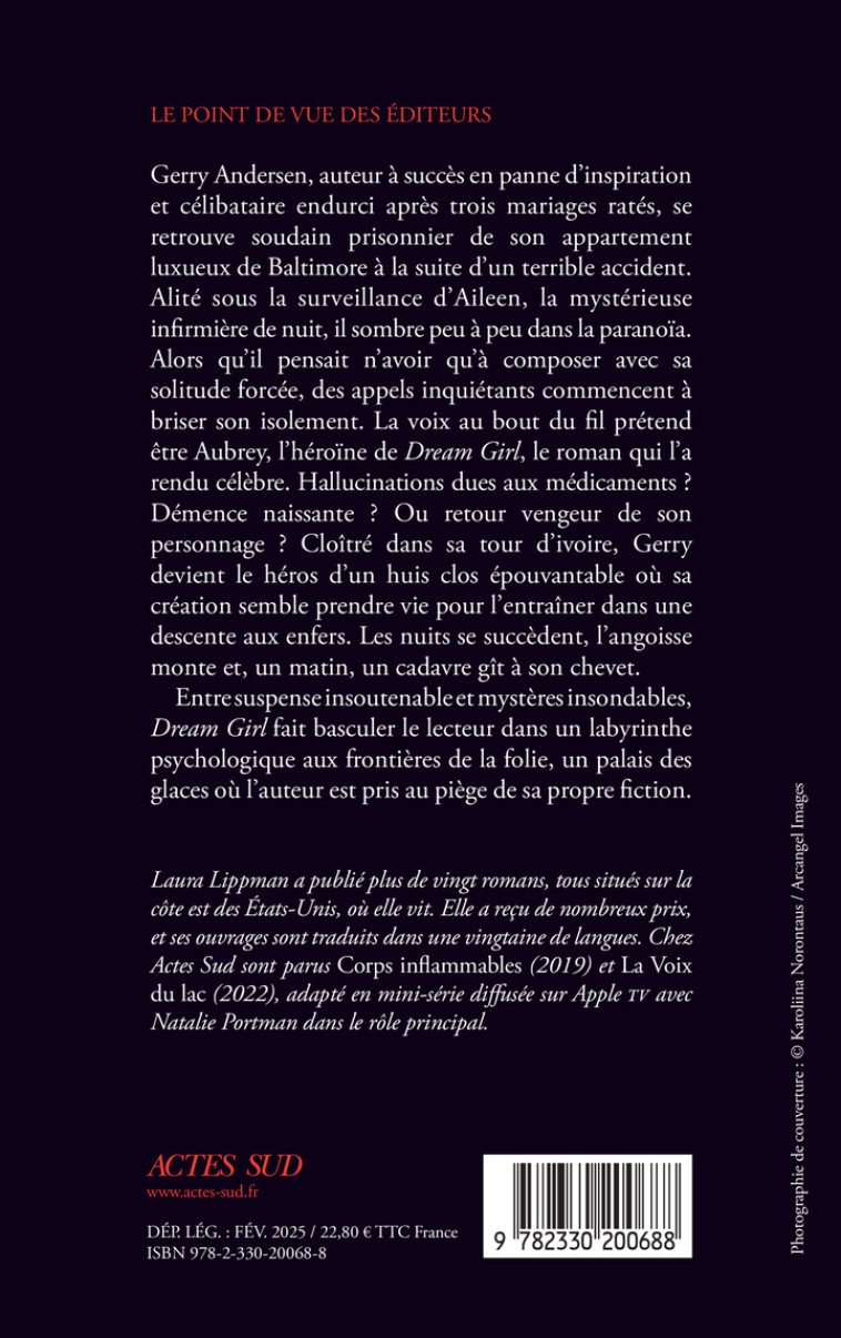 Dream Girl - Laura Lippman, Thierry Arson, Laura Lippman, Thierry Arson - ACTES SUD