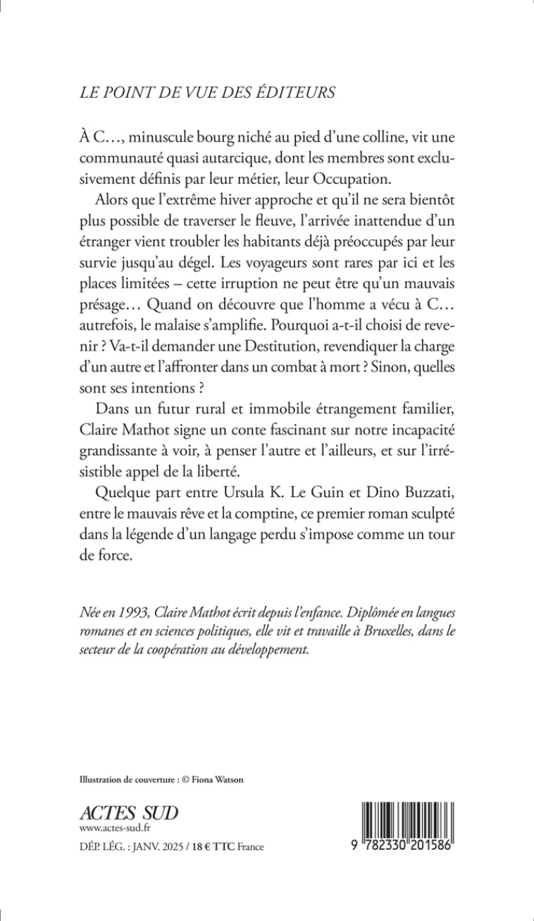 La Saison du silence - Claire Mathot, Claire Mathot - ACTES SUD