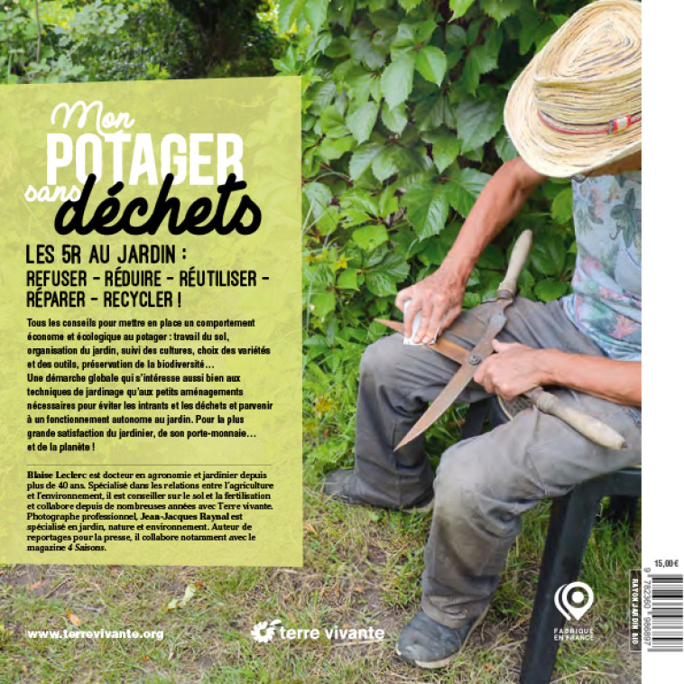 Mon potager sans déchets - BLAISE LECLERC, Jean-Jacques Raynal, BLAISE LECLERC, Jean-Jacques Raynal - TERRE VIVANTE