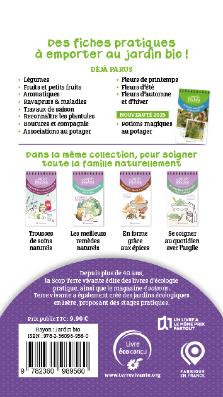 Les antisèches de Terre vivante : plantes couvre-sol - Serge Lapouge, Brigitte Lapouge-Déjean, Serge Lapouge, Brigitte Lapouge-Déjean - TERRE VIVANTE