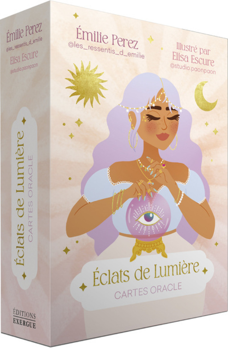 Eclats de Lumière - Cartes oracle - Emilie Perez, Elisa Escure, Emilie Perez, Elisa Escure - EXERGUE