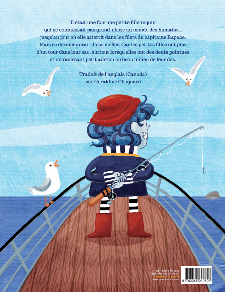 La Fille requin - Kate Beaton, Géraldine Chognard, Kate Beaton, Géraldine Chognard - CAMBOURAKIS