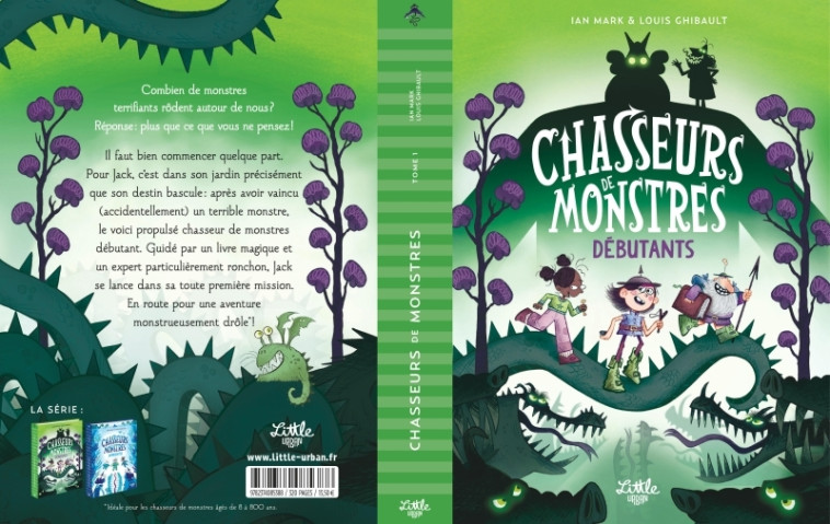 Chasseurs de monstres - tome 1 : Débutants - Mark Ian Mark Ian, Ghibault Louis Ghibault Louis,  Mark Ian,  Ghibault Louis,  Mark Ian,  Ghibault Louis - LITTLE URBAN