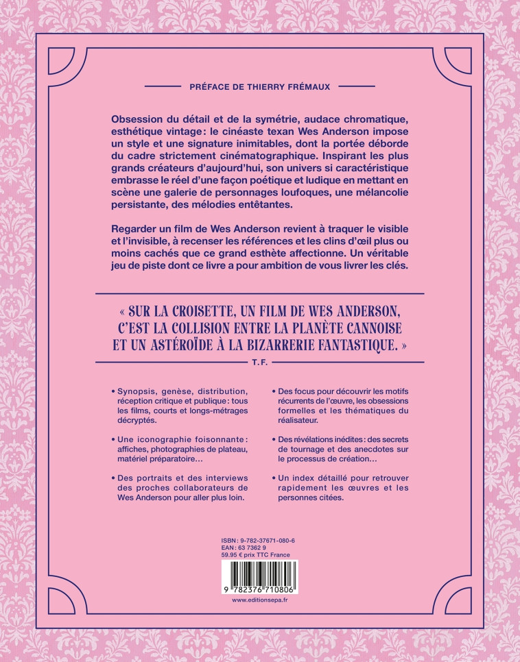 Wes Anderson - La Totale - Christophe NARBONNE, Christophe NARBONNE - EPA