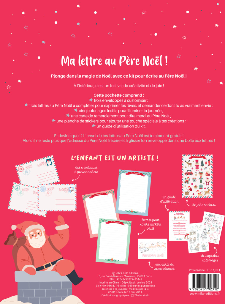 Ma lettre au Père Noël ! -  Collectif,  Collectif - MILA