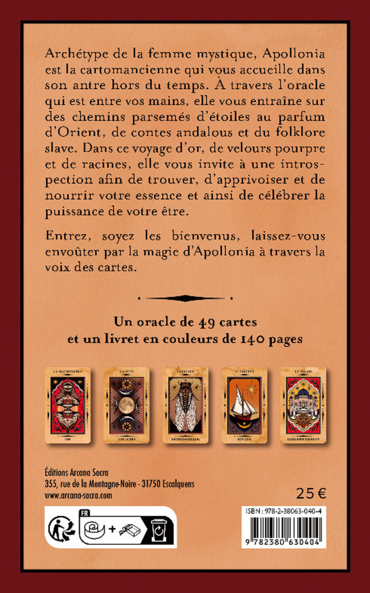 Oracle Apollonia - Coffret - Dystopia Tinta - ARCANA SACRA