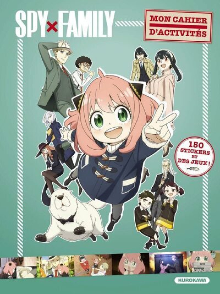 Mon cahier d'activités Spy x Family 1 - Valérie Cluzel - KUROKAWA