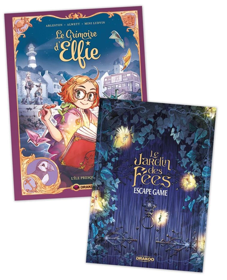 Le Grimoire d'Elfie - vol. 01 + escape game - édition limitée - Christophe Arleston, Audrey Alwett, Mini Ludvin, Nora Moretti - DRAKOO