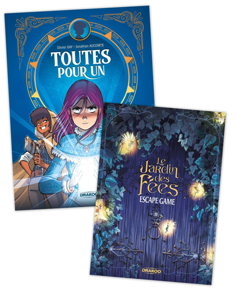 Toutes pour un + escape game - édition limitée - Jonathan AUCOMTE, Olivier Gay, Nora Moretti, Audrey Alwett - DRAKOO