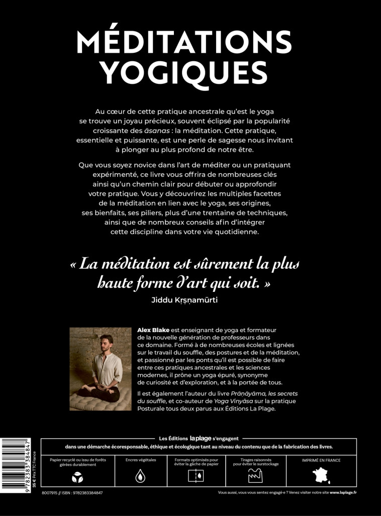 Méditations Yogiques - Alex Blake - LA PLAGE