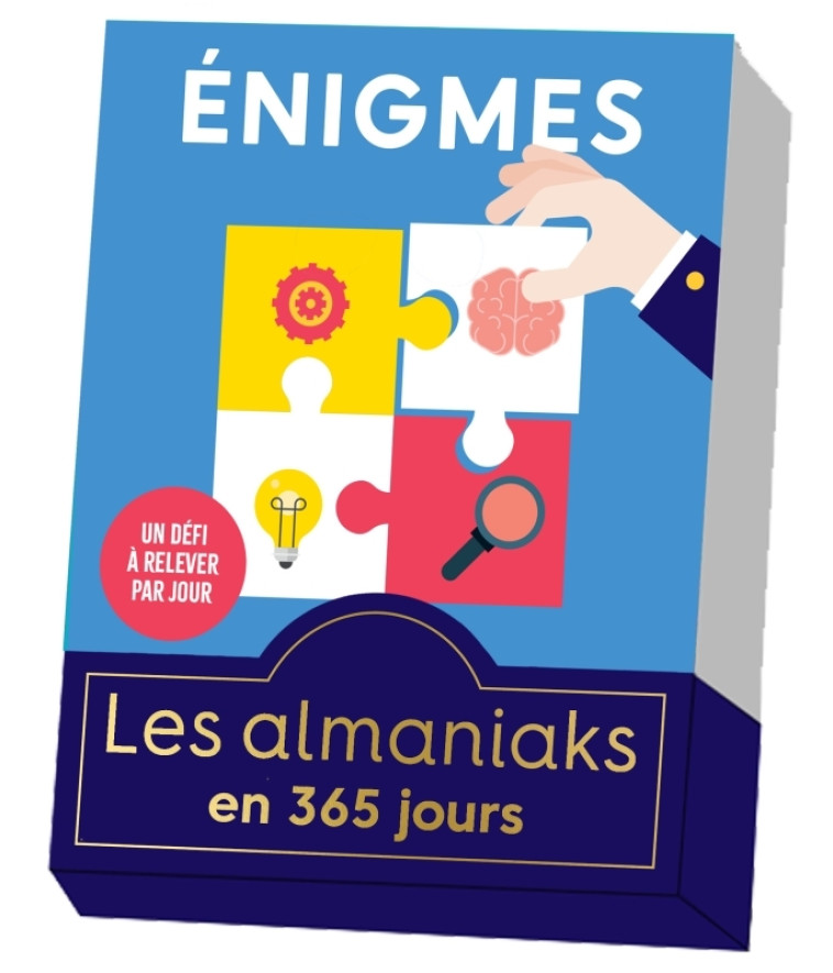Almaniak Énigmes, calendrier en 365 jours - Bernard Myers, Bernard Myers - 365 PARIS