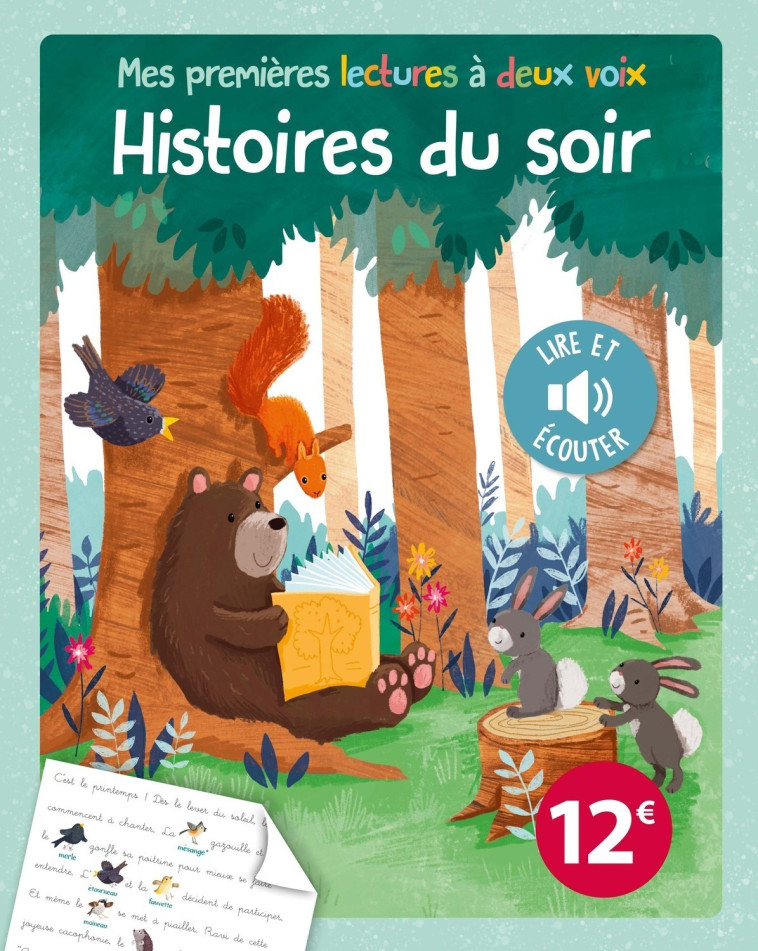MES PREMIERES LECTURES À DEUX VOIX - HISTOIRES DU SOIR - Anna TAUBE, Joanne Partis, Anna TAUBE, Joanne Partis - 1 2 3 SOLEIL